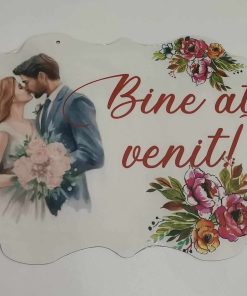 Pancarta nunta miri buchet